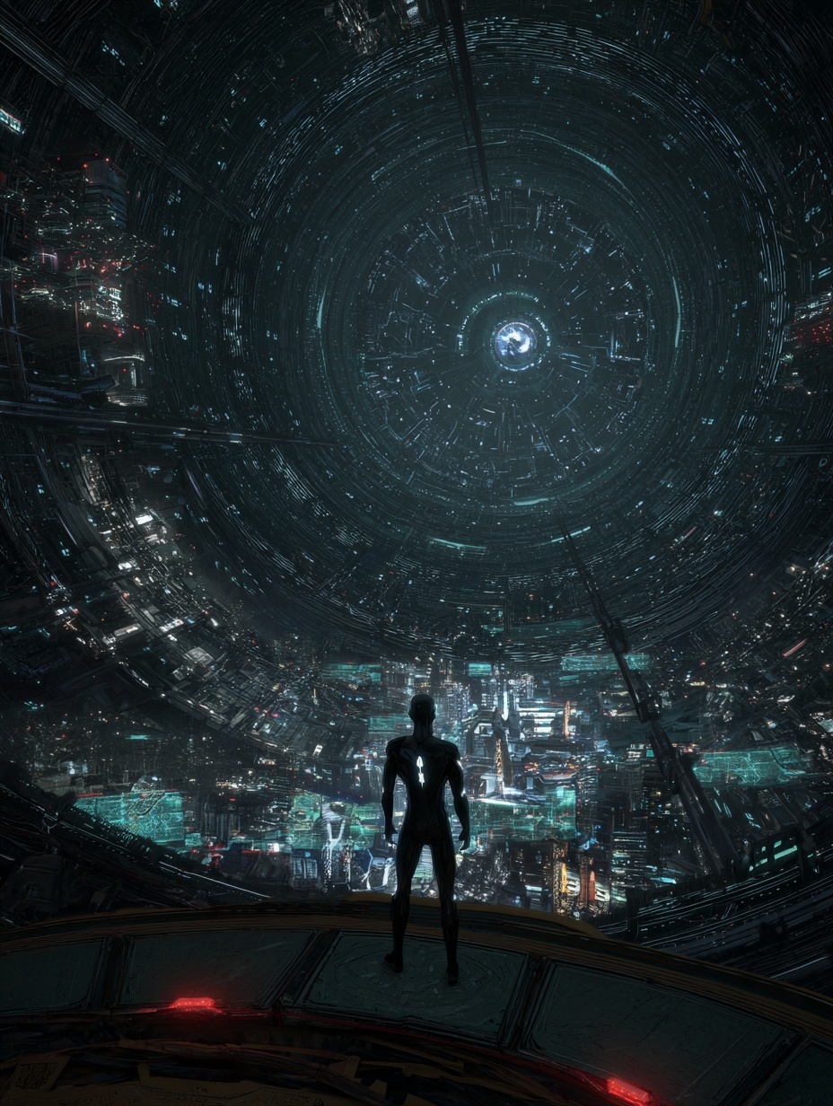 the computer internal world in the concept art of ...