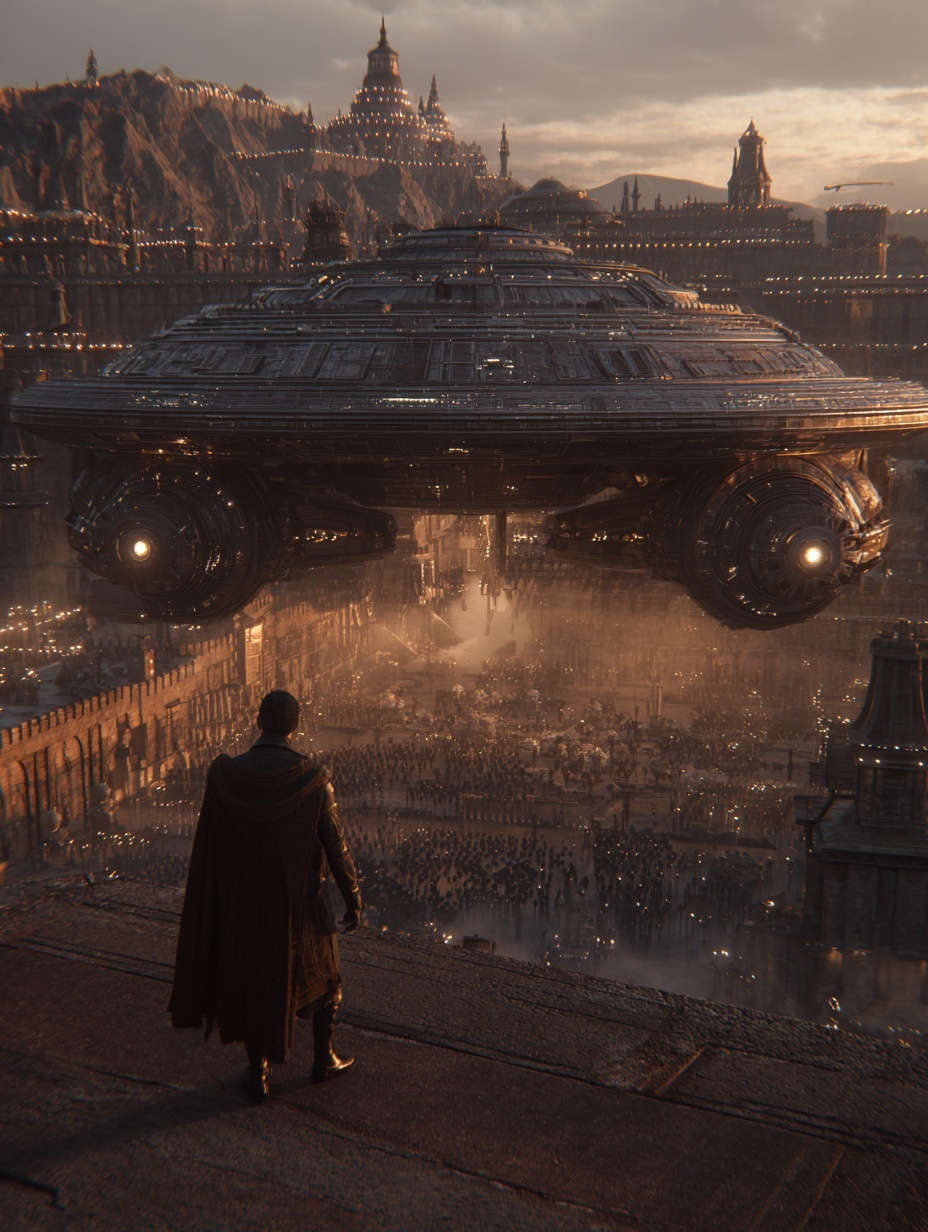 ultra realistic, cinematic lighting, sunrise over ...