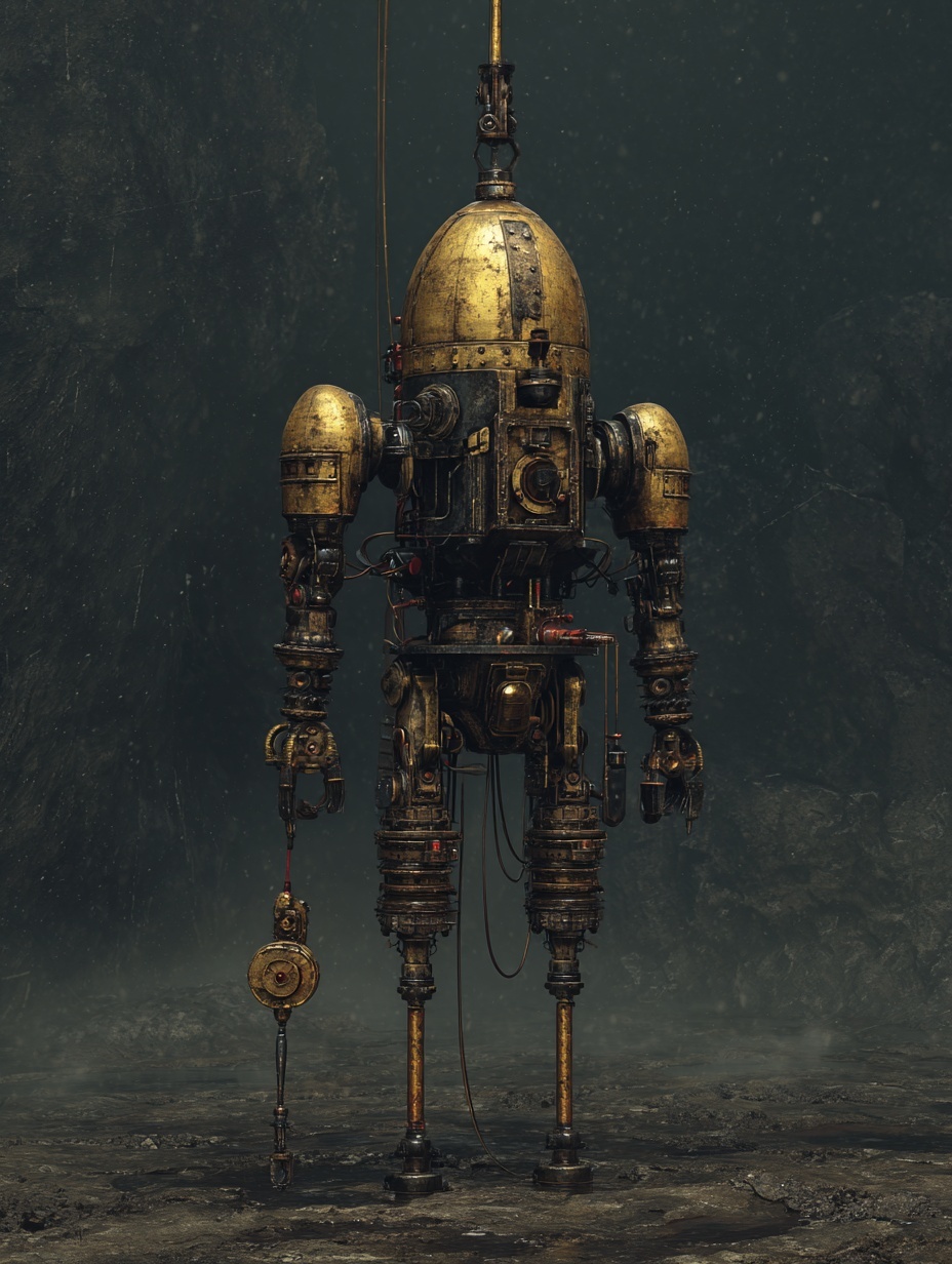 Drilling Robot+ use text--ar 3:4 ar 3:4--v 7 v 7--...