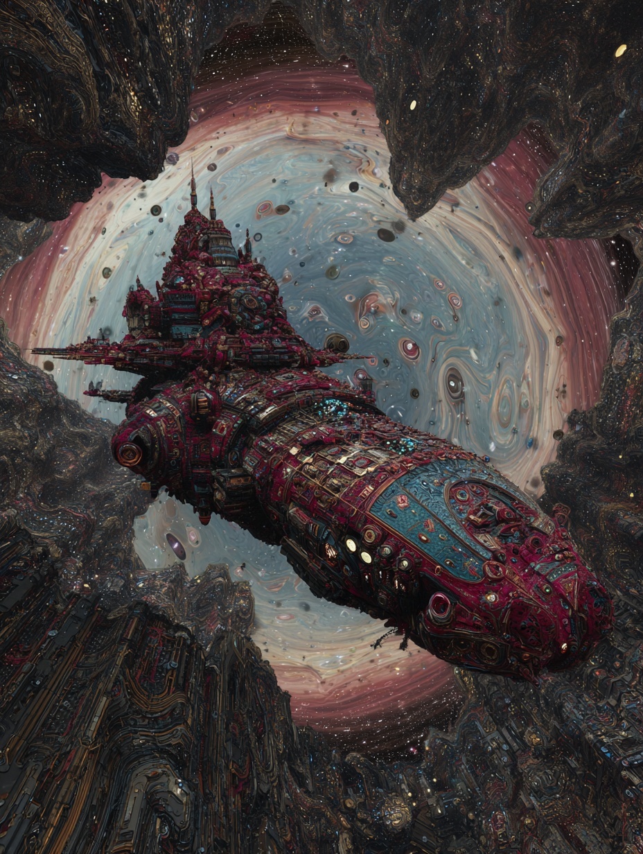 an ultra technologically advanced spacecraft made ...