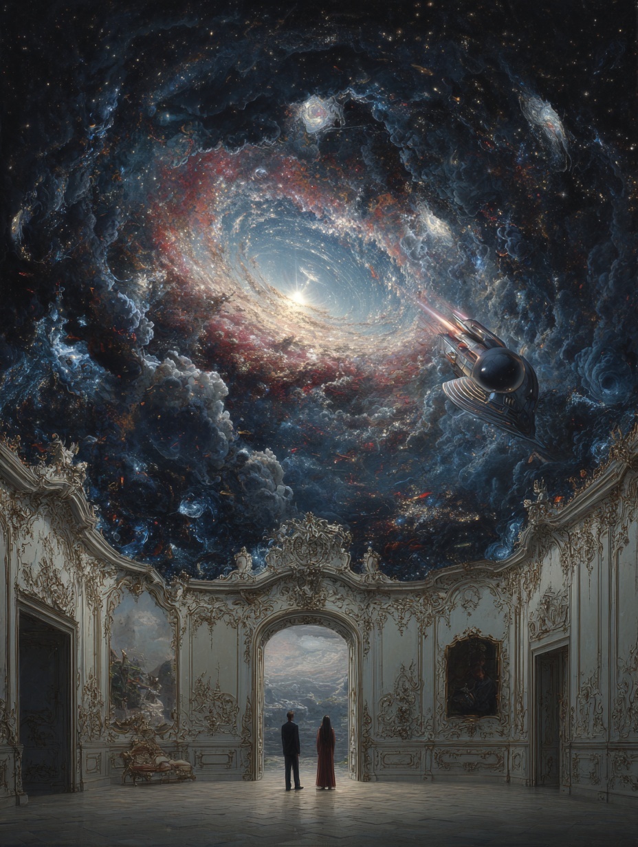 A hyper-detailed and hyper-realistic scene showcas...