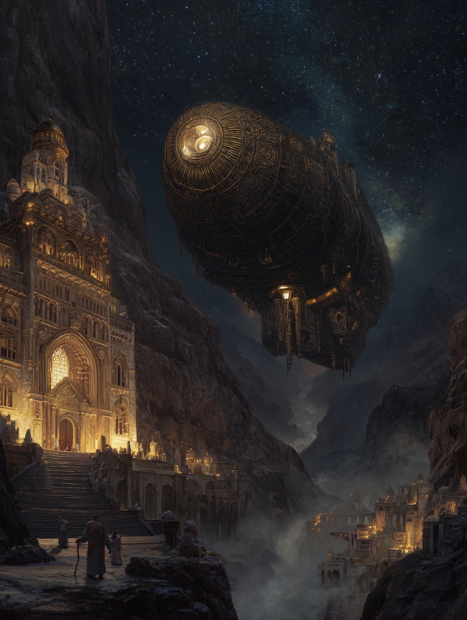 the ancient archetype of the galaxy explorer, fant...