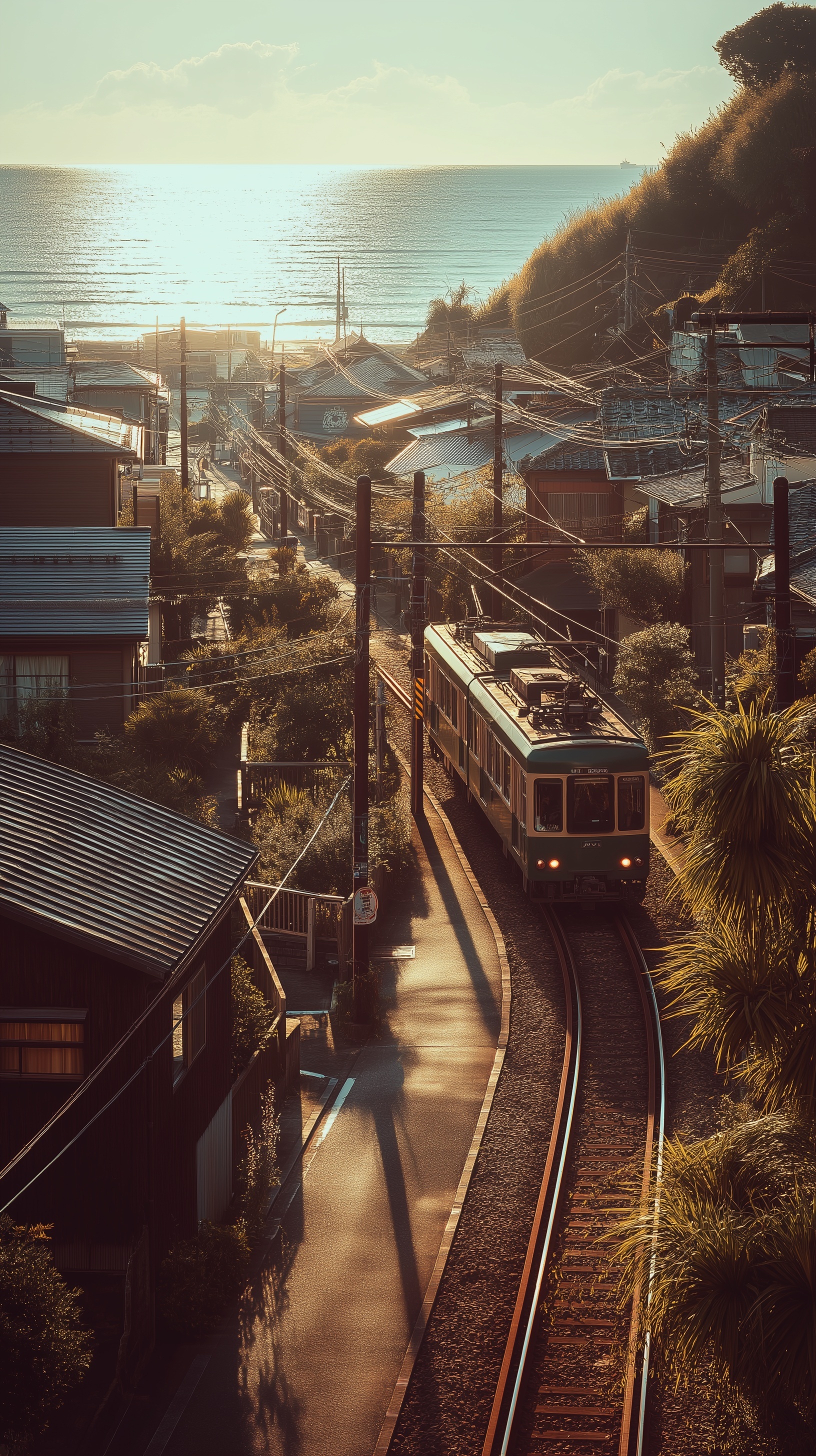 A cinematic, hyper-detailed photograph of a Japane...