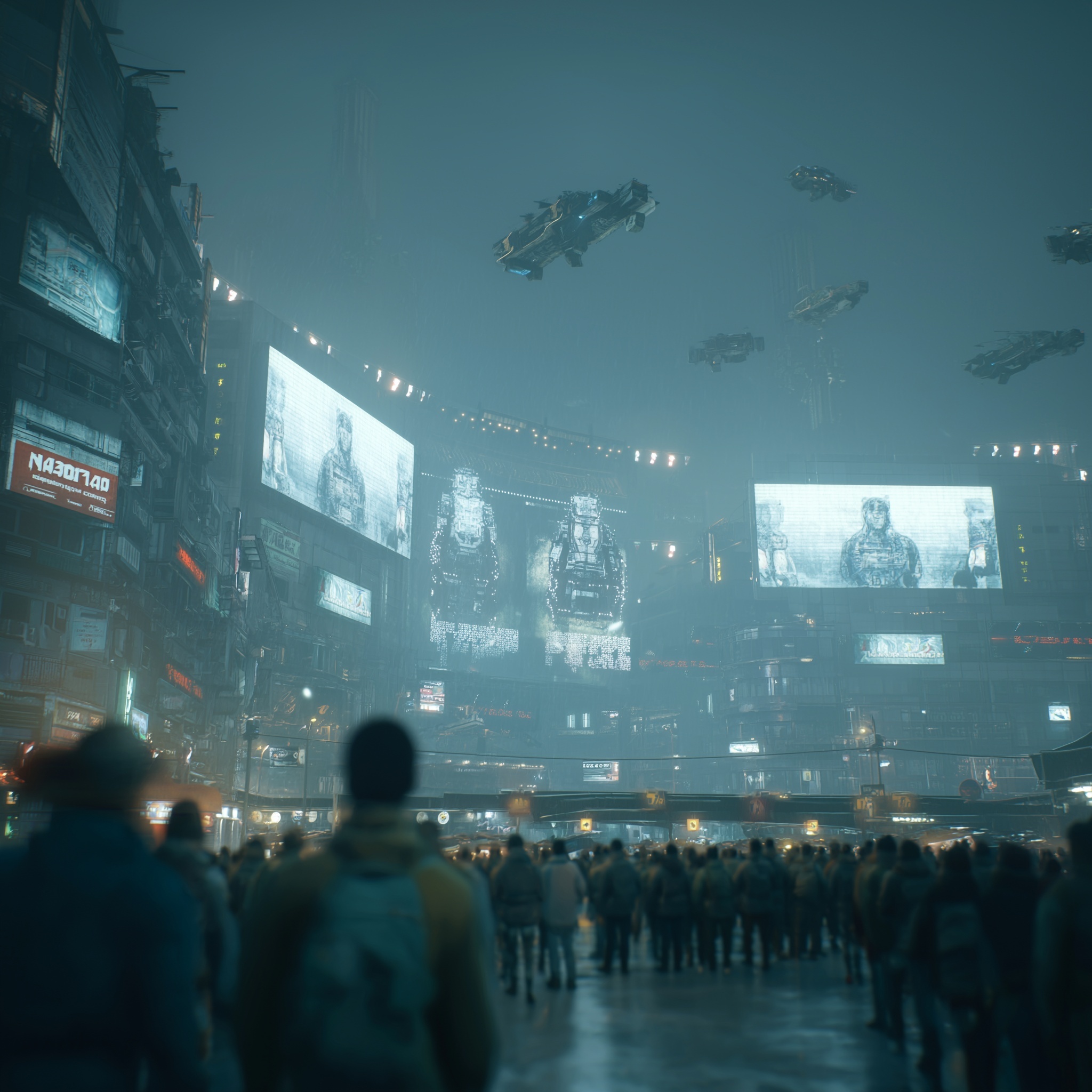 ultra-realistic 4K cinematic depiction of a futuri...